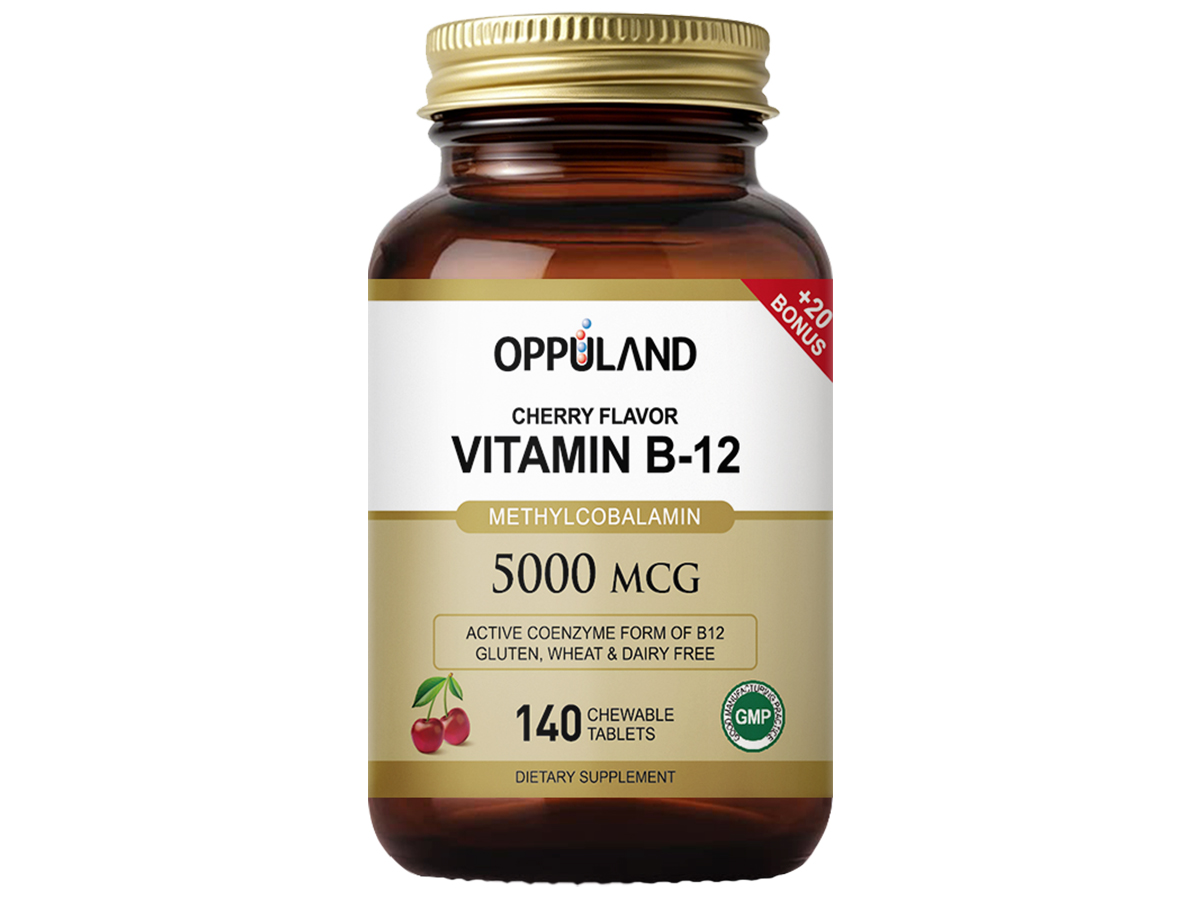 Methylcobalamin Cherry flavor 樱桃味 维生素b12 甲钴胺 5000mcg 140粒-增量版-v1r3# 810032561963.jpg